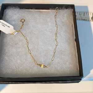 Dainty Gold Bracelet with Opal
